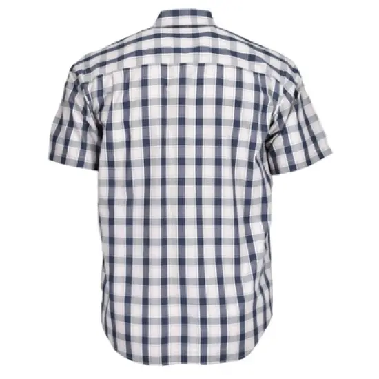 Falcon Bay Men's Short Sleeve Button Down Check Sport Shirt image {2}
