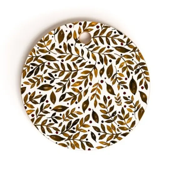 Angela Minca Autumn branches Cutting Board - Round image {3}