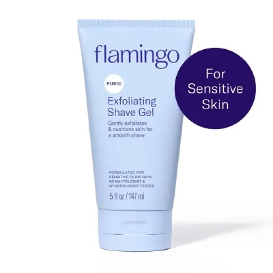 Flamingo Pubic Exfoliating Shave Gel - 5oz image {9}