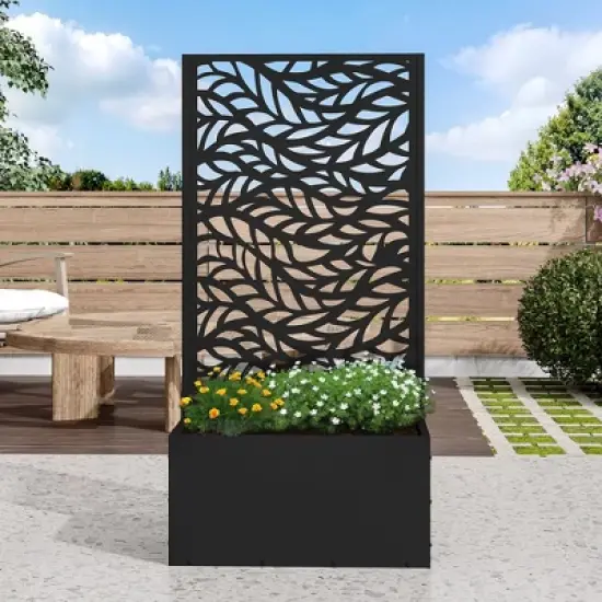 PexFix  Metal Wall Planter Box with Trellis for Climbing Plants image {7}