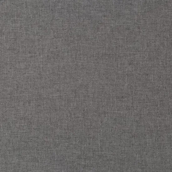 Saracina Home Contemporary Solid Wood and Curved Fabric Headboard Bed English Oak/Gray image {4}