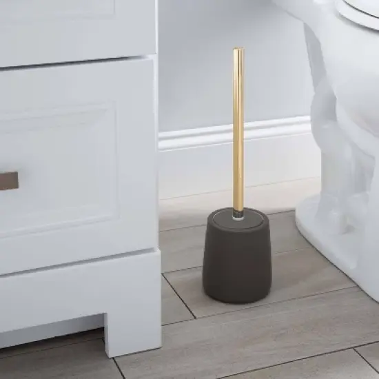 Lisse Wide Bowl Brush with Rubberized Finishing Espresso - Elle D&eacute;cor image {2}