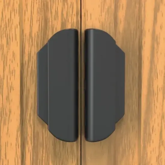 vidaXL Garden Shed Light brown Galvanized steel - 75.6 x 75.2 x 87.8 in image {6}