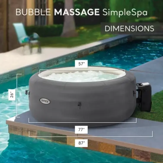 Intex SimpleSpa Bubble Massage Inflatable image {3}
