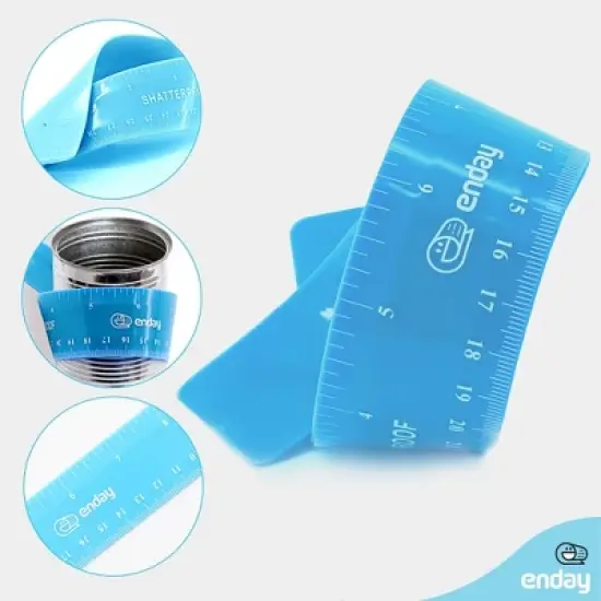 Enday 12" (30cm) Flexible Ruler image {2}