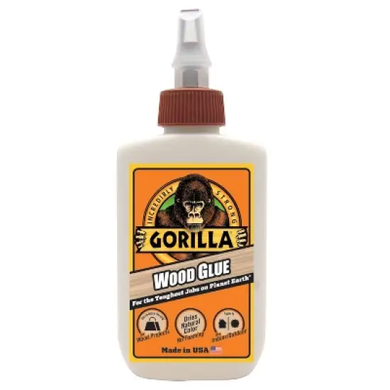 Gorilla 4oz Wood Glue: Tan, Beige, Art & Stationery, Office Supplies image {4}