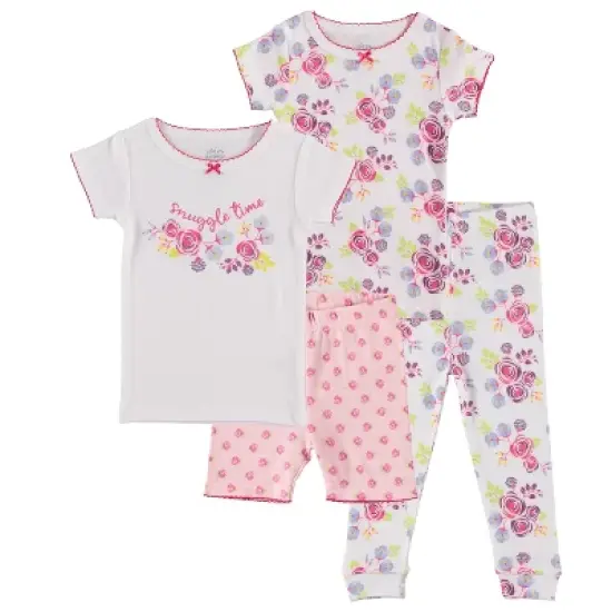 Cutie Pie Baby Girl Toddler and Infant Pajama Sleeper Set image {17}