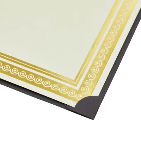 Best Paper Greetings 12-Pack Black Certificate Holders for Diplomas, Awards, Certifications (fits 8.5x11 Letter-Size Documents) image {5}