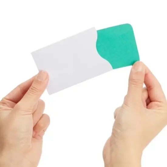 Stockroom Plus 500 Pack Blank Keycard Envelope Sleeves, Card Protectors, White, 3.5 x 2.3 In image {6}