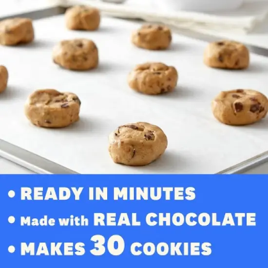 Pillsbury Chocolate Chip Cookie Dough - 30oz image {2}