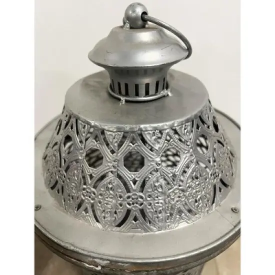 Essential Decor & Beyond 2-Piece Set Wood and Metal Lanterns image {3}