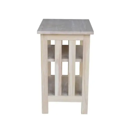 International Concepts Mission Printer Stand Unfinished image {4}