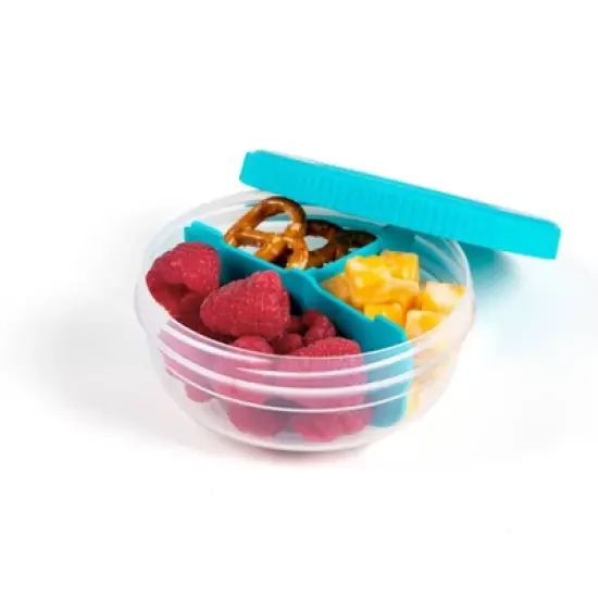 SnapLock Snack Stack Food Storage Container - Clear - 3pk image {2}
