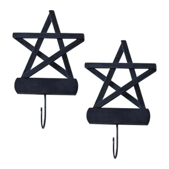 Park Designs Antique Star Single Hook - Set of 2 image {3}