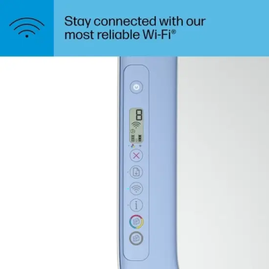 HP DeskJet 2825e Wireless All-in-One Color Printer Scanner Copier with 3 Months Free Instant Ink (6W7F4A) image {8}