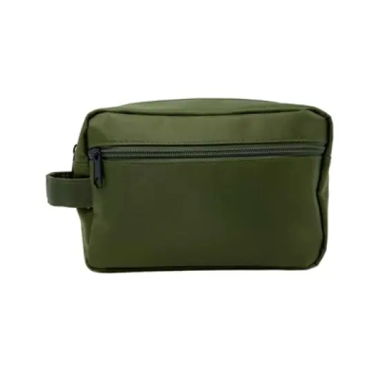 Wild Trail - Olive Green Canvas Toiletry Bag image {2}