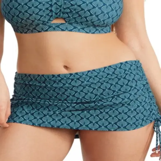 Birdsong Women's Nautilus Skirted Bikini Bottom - S20156-NAUTL image {2}