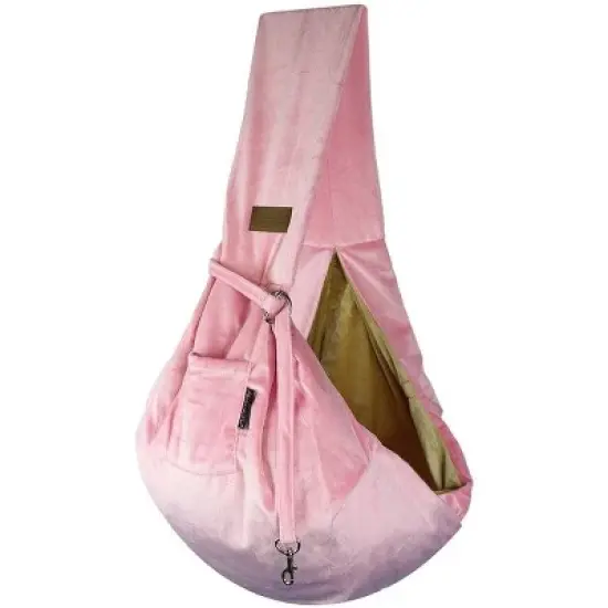 Parisian Pet 'Sling Carrier' for Dogs & Cats &ndash; Travel-Friendly, Stylish Pink Sling Carrier for Pets image {4}
