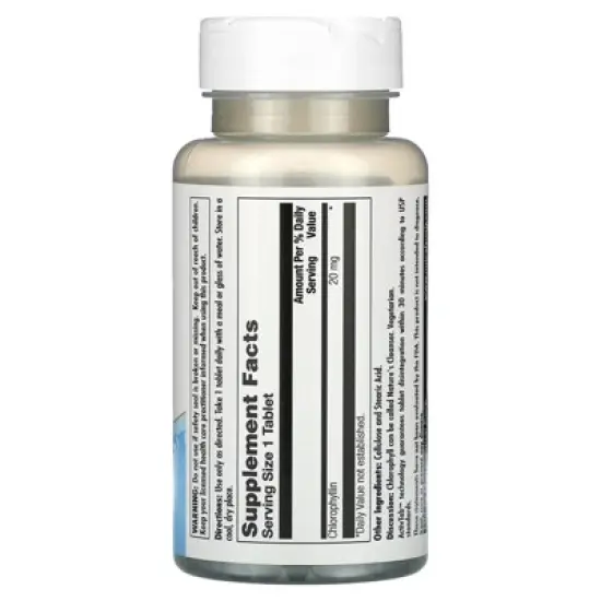 KAL Chlorophyll, 20 mg , 100 Tablets image {1}