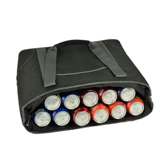 NCAA Illinois University Fighting Illini Large Soft Sided Cooler Tote - 30 Cans image {2}