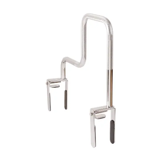 DMI Rust Resistant Grab Bar Tub and Shower Handle for Safety and Stability Chrome - HealthSmart image {3}