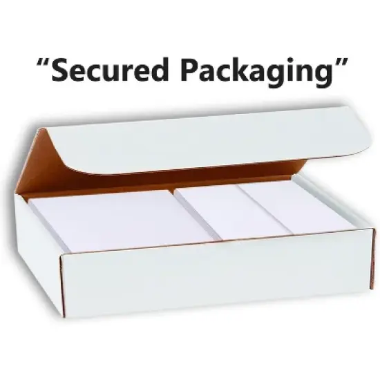 Hamilco Blank Index Cards Flat 5 1/2" x 8 1/2" Card Stock 65lb Cover White Cardstock Paper - 100 Pack with Envelopes image {2}