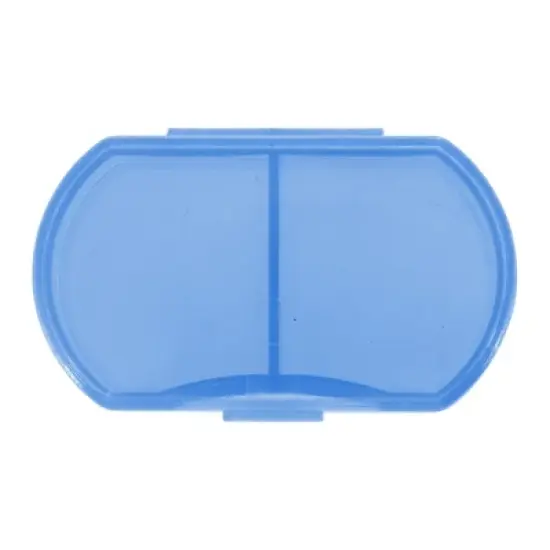 Unique Bargains 2 Grid Portable Mini Pill Case 1 Pc image {7}