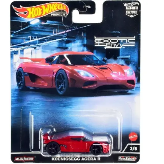 Koenigsegg Agera R Red "Exotic Envy" Series Diecast Model Car by Hot Wheels image {2}