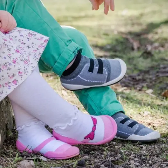 Komuello Toddler First Walk Sock Shoes - Walker Black image {11}