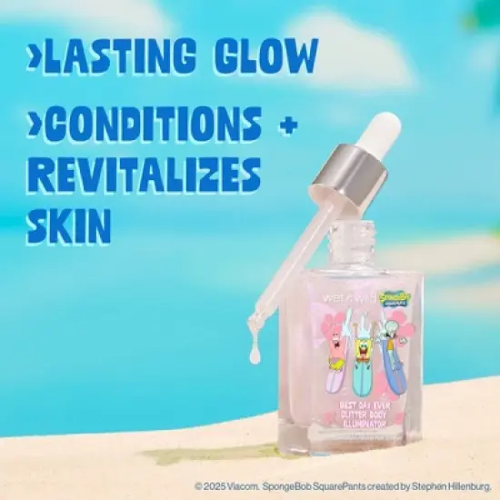 Wet n Wild SpongeBob Body Glitter Illuminator - 1fl oz image {2}