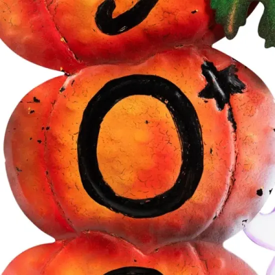 Northlight Stacked Pumpkins "Boo" Halloween Decoration - 33" image {6}