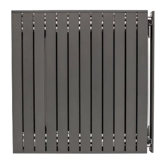 GCI Outdoor Aluminium Rectangle Slim Fold Camping Dining Table - Black Chrome image {2}