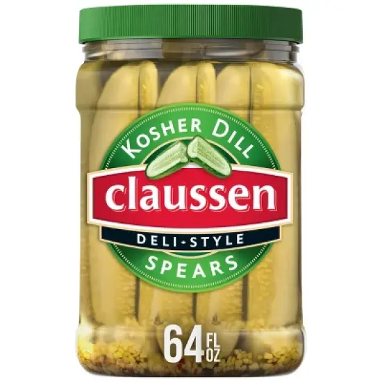 Claussen Kosher Dill Pickle Spears - 64 fl oz image {11}