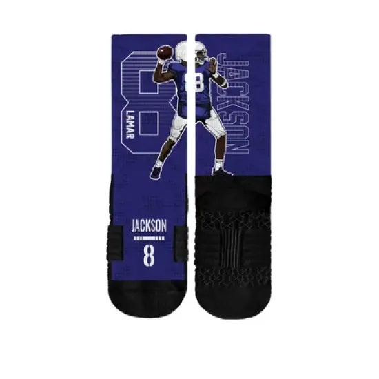 NFL Baltimore Ravens  Premium Full Sub Socks - Lamar Jackson image {1}