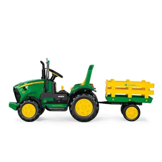 Peg Perego John Deere 12V Heavy Duty Tractor Powered Ride-On image {4}