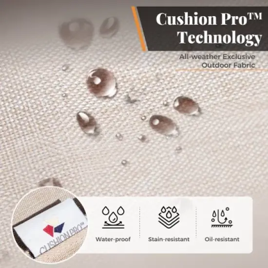 Captiva Designs 5pc Metal Patio Furniture Conversation Set with Ottomans for Garden Porch Backyard image {7}