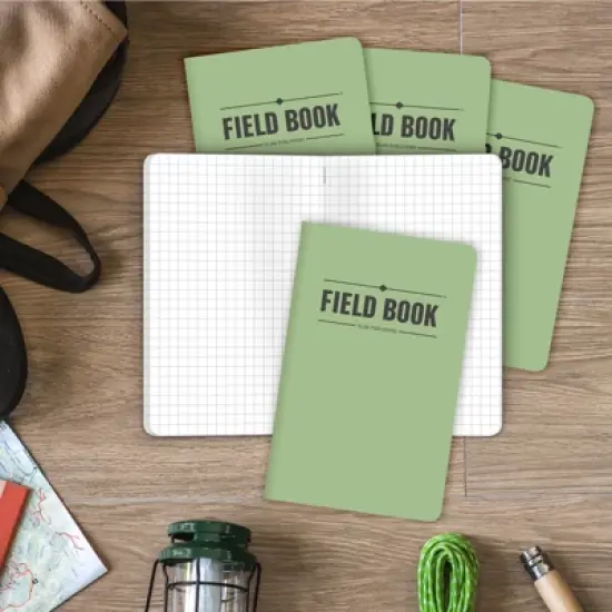 Elan Publishing Company Mini Field Book Set - Graph Text / Green Cover image {2}