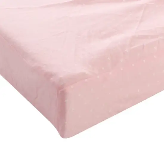 Hudson Baby Infant Girl Cotton Changing Pad Cover, Pink Safari, One Size image {1}