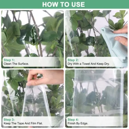 Unique Bargains Polyethylene Durable Waterproof UV Resistant Repair Tape Thickness 2 Pc image {4}