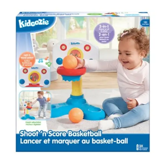Kidoozie Shoot 'n Score Basketball Ages 18 months +, Toddler Light & Sound Hoop image {5}
