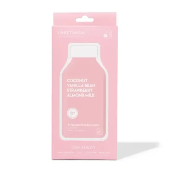 ESW Beauty Strawberries & Cream Soothing Raw Juice Mask - 5ct/4.25oz image {6}