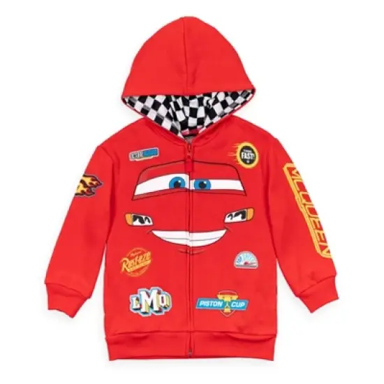 Disney Pixar Cars Incredibles Winnie the Pooh Zip Up Cosplay Hoodie Infant to Toddler image {9}