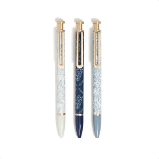 U Brands 3ct Monterey Ballpoint Pens Ornate Florals image {5}