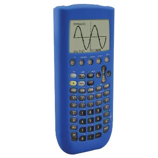 Guerrilla Silicone Case For Texas Instruments TI 89 Titanium Graphing Calculator Blue TI89BLUESC image {1}