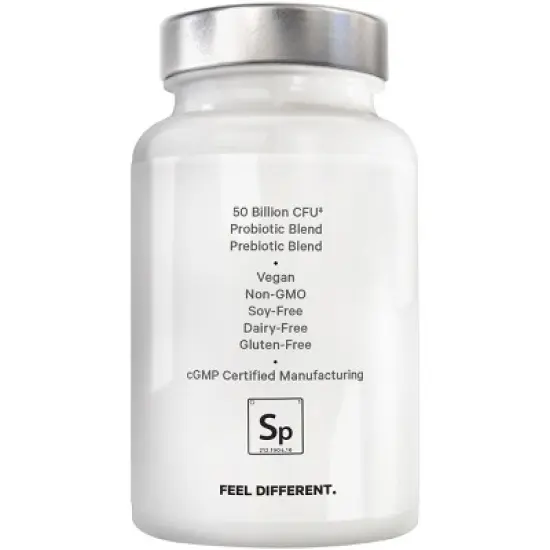 Amen SBO Probiotic 50 Billion CFUs + Organic Prebiotics Digestive Supplement - 60ct image {9}