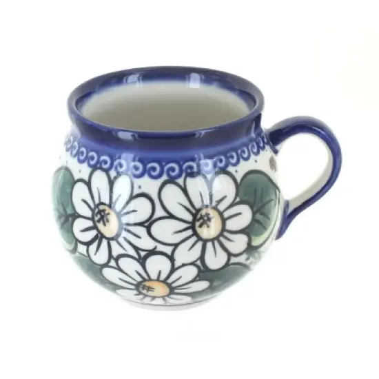 Blue Rose Polish Pottery 455 Vena Bubble Mug image {17}