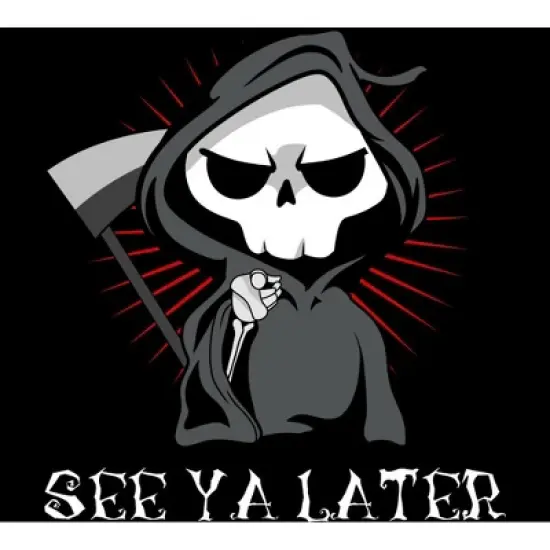 Men's Design By Humans See Ya Later Halloween T Shirt By thebeardstudio Tank Top image {1}