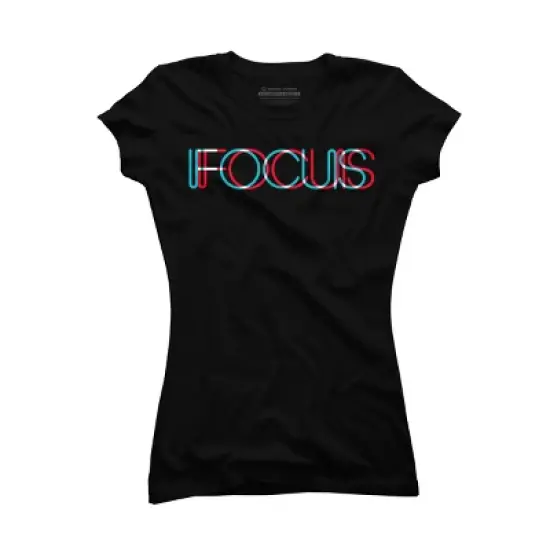 Junior's Design By Humans FOCUS By BLACKSTONE T-Shirt image {3}