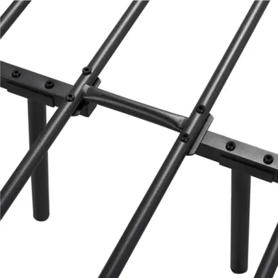 Yaheetech Metal Canopy Bed Frame, Four-poster Canopied Platform Bed with Arched Headboard image {5}