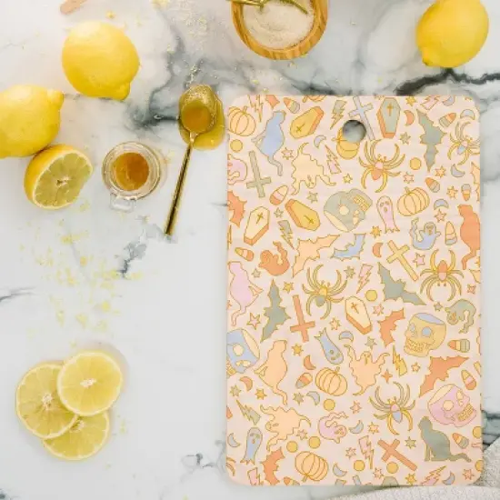 Iveta Abolina Pastel Halloween Cutting Board - Deny Designs image {1}